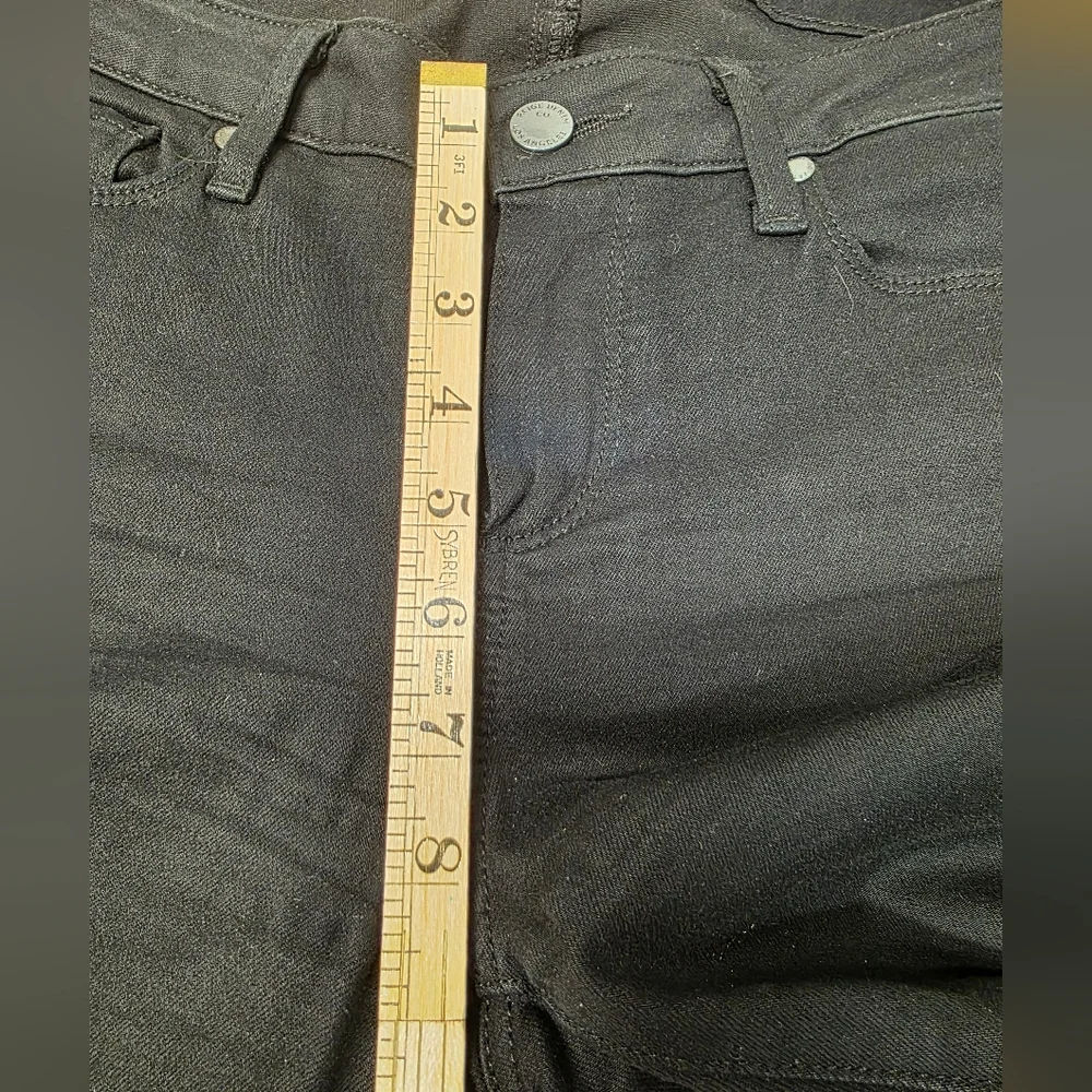 Paige Verdugo Ankle Black Denim Jeans Size 28, Inseam 27" - Picture 4 of 9